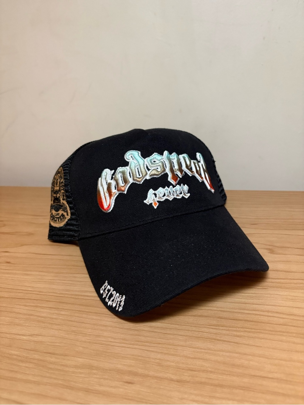 Godspeed 4ever GS Forever Ombre Fade Embroidered Mesh Trucker Hat Snapback Cap